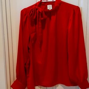 Joie red ladies blouse